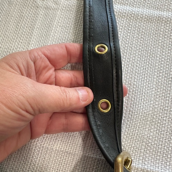 Coach Vintage Black Leather Women's Satchel - Picture 4 of 16